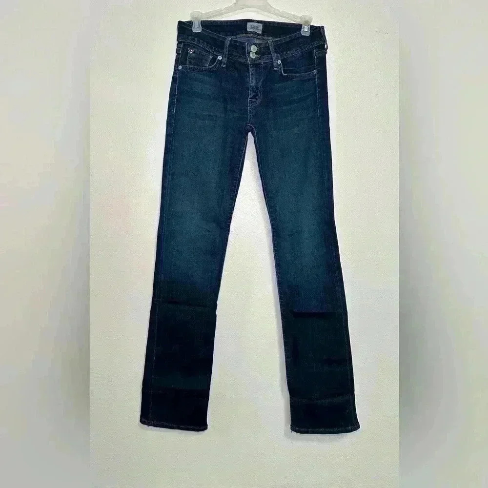 Hudson Jeans Women Size 27 Dark Wash Skinny Fit Denim Pants